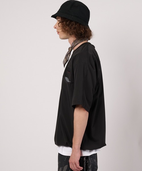 FIRST DOWN(ファーストダウン)の「ポケット ピステ ショートスリーブTシャツ(Tシャツ/カットソー・メンズ・ベージュ/ブラック・M)」の12枚目の写真