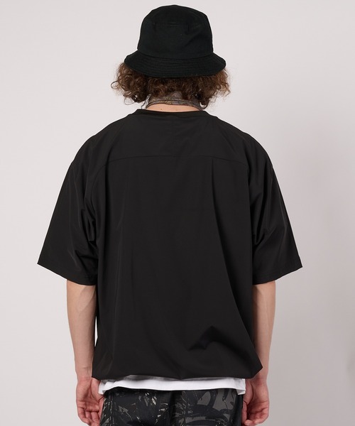 FIRST DOWN(ファーストダウン)の「ポケット ピステ ショートスリーブTシャツ(Tシャツ/カットソー・メンズ・ベージュ/ブラック・M)」の3枚目の写真