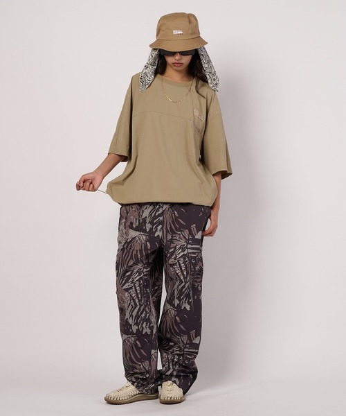 FIRST DOWN(ファーストダウン)の「ポケット ピステ ショートスリーブTシャツ(Tシャツ/カットソー・メンズ・ベージュ/ブラック・M)」の10枚目の写真