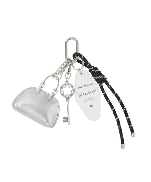 earth music&ecology（アースミュージックアンドエコロジー）の「KEY＆バックプレッピーチャーム（キーホルダー・レディース・ブラウン/シルバー・FREE）」の5枚目の写真