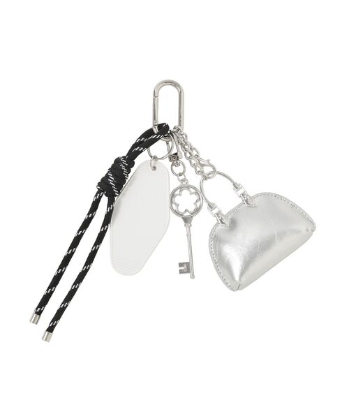 earth music&ecology（アースミュージックアンドエコロジー）の「KEY＆バックプレッピーチャーム（キーホルダー・レディース・ブラウン/シルバー・FREE）」の6枚目の写真