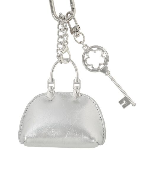 earth music&ecology（アースミュージックアンドエコロジー）の「KEY＆バックプレッピーチャーム（キーホルダー・レディース・ブラウン/シルバー・FREE）」の7枚目の写真