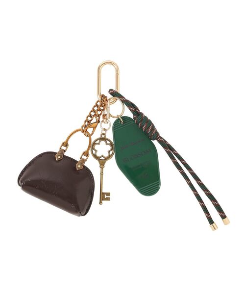 earth music&ecology（アースミュージックアンドエコロジー）の「KEY＆バックプレッピーチャーム（キーホルダー・レディース・ブラウン/シルバー・FREE）」の12枚目の写真