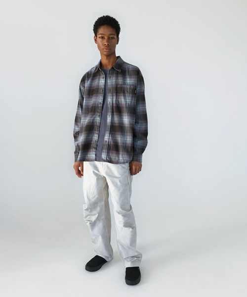 thisisneverthat（ディスイズネバーザット）の「Flannel Check Shirt（シャツ/ブラウス・メンズ・ブラック系その他/イエロー/グリーン系その他・M/S/XL/L）」の6枚目の写真