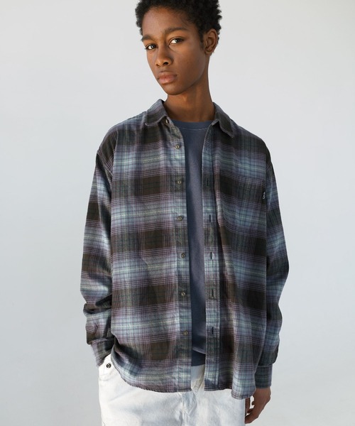 thisisneverthat（ディスイズネバーザット）の「Flannel Check Shirt（シャツ/ブラウス・メンズ・ブラック系その他/イエロー/グリーン系その他・M/S/XL/L）」の7枚目の写真