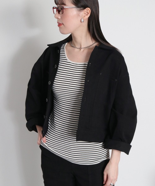 cepo（セポ）の「〈前後2way〉ソウバリニットタンクトップ（タンクトップ・レディース・ダークブラウン/ホワイト系その他/オフホワイト・M）」の10枚目の写真