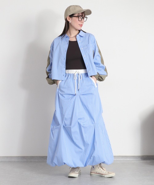 cepo（セポ）の「〈前後2way〉ソウバリニットタンクトップ（タンクトップ・レディース・ダークブラウン/ホワイト系その他/オフホワイト・M）」の17枚目の写真