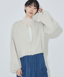 Paradise Picnic | ノーカラードロストブルゾン(ブルゾン)