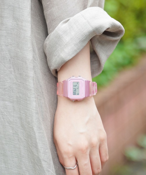 CASIO(カシオ)の「【CASIO(カシオ)】クリア デジタル(デジタル腕時計・レディース・ホワイト/ブルー/ピンク・FREE)」の10枚目の写真
