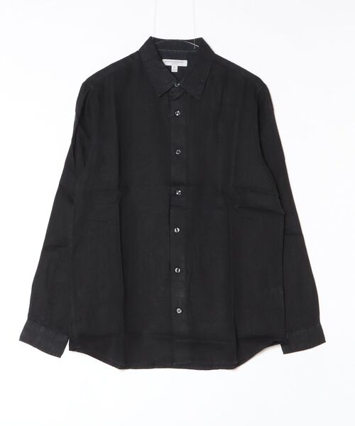 Banana Republic(バナナリパブリック)の「スタンダードフィット リネンシャツ(シャツ/ブラウス・メンズ・ナチュラル/ブラック/ネイビー/ホワイト・XL/L/M/S)」の6枚目の写真