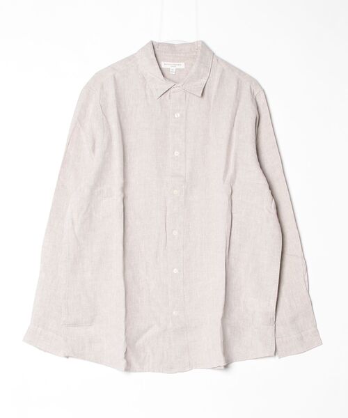 Banana Republic(バナナリパブリック)の「スタンダードフィット リネンシャツ(シャツ/ブラウス・メンズ・ナチュラル/ブラック/ネイビー/ホワイト・XL/L/M/S)」の7枚目の写真