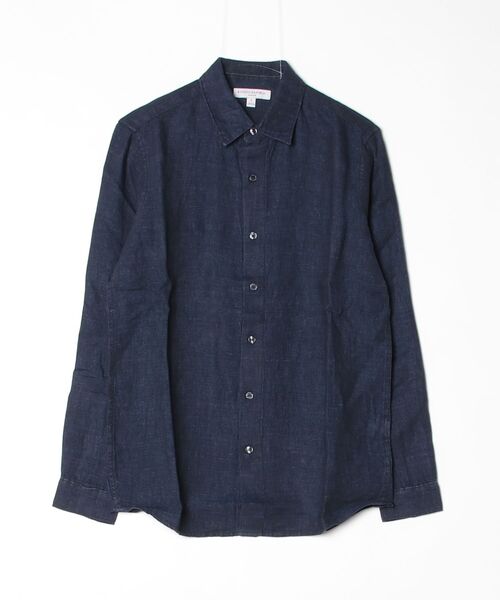 Banana Republic(バナナリパブリック)の「スタンダードフィット リネンシャツ(シャツ/ブラウス・メンズ・ナチュラル/ブラック/ネイビー/ホワイト・XL/L/M/S)」の5枚目の写真