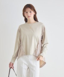 KATHARINE ROSS（キャサリンロス）の「【PILLINI/ピリーニ】ポンチ異素材ドッキングプルオーバー（スウェット）」