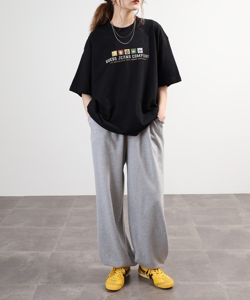 GUESS JEANS(ゲスジーンズ)の「Guess Jeans スクエアロゴ 半袖プリントTシャツ(Tシャツ/カットソー・メンズ・ホワイト/ブラック・XL/S/L/M)」の18枚目の写真