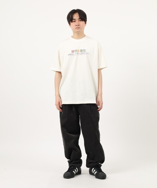 GUESS JEANS(ゲスジーンズ)の「Guess Jeans スクエアロゴ 半袖プリントTシャツ(Tシャツ/カットソー・メンズ・ホワイト/ブラック・XL/S/L/M)」の12枚目の写真