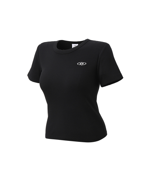 BORN TO WIN（ボーントゥウィン）の「W B PENDANT RIBBED T-SHIRTS [BLACK]（Tシャツ/カットソー・レディース・その他・1/2/3）」の2枚目の写真