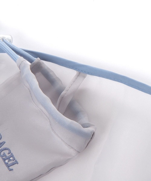 BAYFLOW（ベイフロー）の「[収納袋付き]リトルモカマルシェバッグ(WEB限定)（エコバッグ/サブバッグ・レディース・ライトグレー/ホワイト/ライトブルー・0）」の15枚目の写真