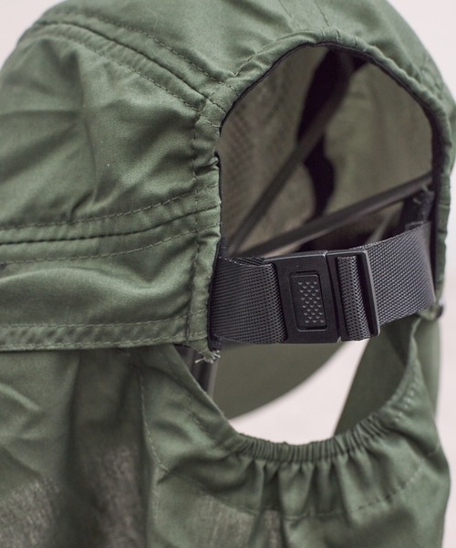 COMMON WARE（コモンウェアー）の「MRW : サンシェードキャップ（キャップ・レディース・オリーブ・FREE）」の4枚目の写真