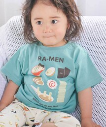 SLAP SLIP（スラップスリップ）の「【スララク 防汚加工 オーガニックコットン】わくわく男の子半袖Tシャツ(80~130cm)（Tシャツ/カットソー）」