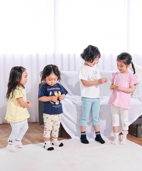 SLAP SLIP（スラップスリップ）の「【スララク/防汚加工/オーガニックコットン】わくわく男の子半袖Tシャツ(80~130cm)（Tシャツ/カットソー・キッズ・ホワイト/グリーン/ホワイト系その他/ベージュ/ネイビー/イエロー/グリーン系その他/ブルー系その他2・80ｃｍ/90cm/110cm/100cm/120cm/130cm）」の20枚目の写真