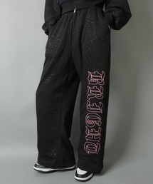 SPINNS | ラメ入り裏毛スウェットパンツ/セットアップ対応(スウェットパンツ)