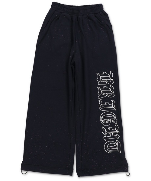 SPINNS（スピンズ）の「ラメ入り裏毛スウェットパンツ/セットアップ対応（スウェットパンツ・レディース・ネイビー/オフホワイト/グレー/ブラック・ONESIZE）」の14枚目の写真