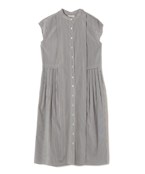 SHIPS（シップス）の「【WEB限定】〈手洗い可能〉ストライプ サイド タック ワンピース（ワンピース・レディース・ブラウン/ネイビー/ライトブルー・ONE SIZE）」の13枚目の写真