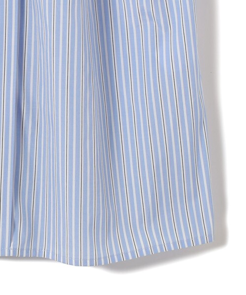 SHIPS（シップス）の「【WEB限定】〈手洗い可能〉ストライプ サイド タック ワンピース（ワンピース・レディース・ブラウン/ネイビー/ライトブルー・ONE SIZE）」の19枚目の写真