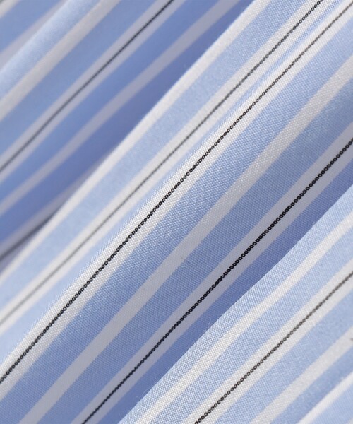 SHIPS（シップス）の「【WEB限定】〈手洗い可能〉ストライプ サイド タック ワンピース（ワンピース・レディース・ブラウン/ネイビー/ライトブルー・ONE SIZE）」の22枚目の写真