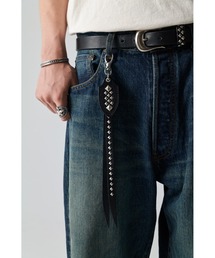 CALEE（キャリー）の「STUDS LEATHER LONG KEY RING（キーホルダー）」