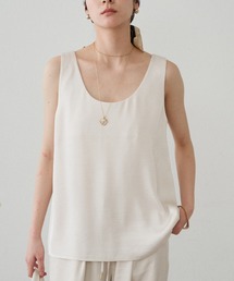 LOUNGEDRESS | 《新色登場/セットアップ可》2WAYノースリサテンチュニック(タンクトップ)