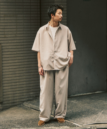 417 EDIFICE | "WEB限定" 2点セット オーバーシャツサイクルセットアップ(シャツ/ブラウス)