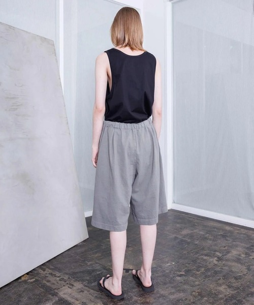 VOAAOV（ヴォアーブ）の「【VOAAOV】HEAVY JERSEY GARMENT DYE Short Pants（その他パンツ・メンズ・ブラック/オリーブ/チャコールグレー/ホワイト・2/1）」の10枚目の写真