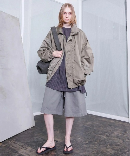 VOAAOV（ヴォアーブ）の「【VOAAOV】HEAVY JERSEY GARMENT DYE Short Pants（その他パンツ・メンズ・ブラック/オリーブ/チャコールグレー/ホワイト・2/1）」の12枚目の写真