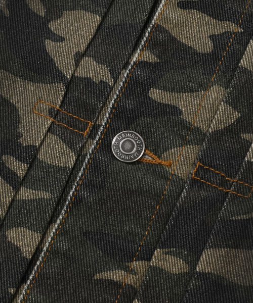 MAINBOOTH(メインブース)の「Destroyed Camo Trucker Jacket(CAMO)(デニムジャケット・レディース・その他・2/3)」の5枚目の写真