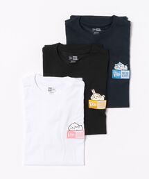 NEW ERA（ニューエラ）の「【NEW ERA/ニューエラ】3-Pack 半袖 パフォーマンス Tシャツ ちいかわ / ちいかわ・ハチワレ・うさぎ ホワイト/ブラック/ネイビー（Tシャツ/カットソー）」