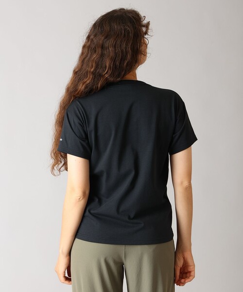 Columbia(コロンビア)の「UVカット Columbia/ ウィメンズ ヤハラフォレスト ショートスリーブTシャツ /コロンビア(Tシャツ/カットソー・レディース・ブラック/ホワイト系その他/ネイビー/ホワイト/パープル/グレー/チャコールアッシュ/ブルー・M/L/S/XL)」の9枚目の写真