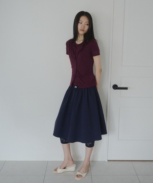 FEKETE(フェケテ)の「sheer cardigan / シアーカーディガン(カーディガン/ボレロ・レディース・プラム/ライトブルー/ピンク・LARGE/MEDIUM/SMALL)」の15枚目の写真