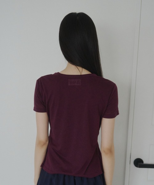 FEKETE(フェケテ)の「sheer cardigan / シアーカーディガン(カーディガン/ボレロ・レディース・プラム/ライトブルー/ピンク・LARGE/MEDIUM/SMALL)」の12枚目の写真