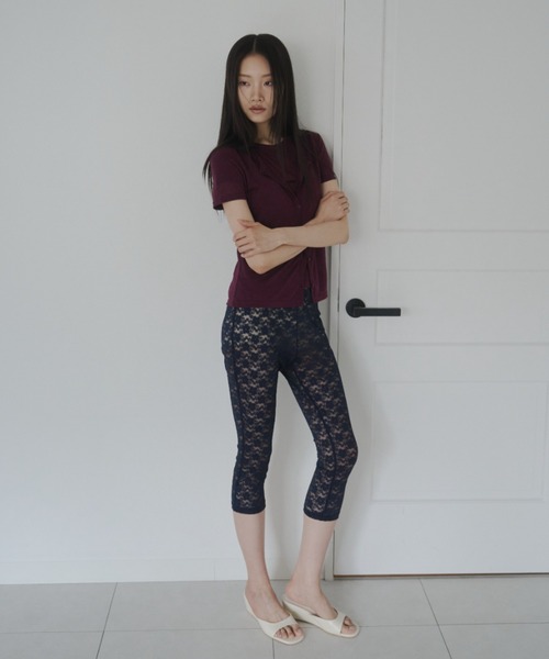 FEKETE(フェケテ)の「sheer cardigan / シアーカーディガン(カーディガン/ボレロ・レディース・プラム/ライトブルー/ピンク・LARGE/MEDIUM/SMALL)」の22枚目の写真