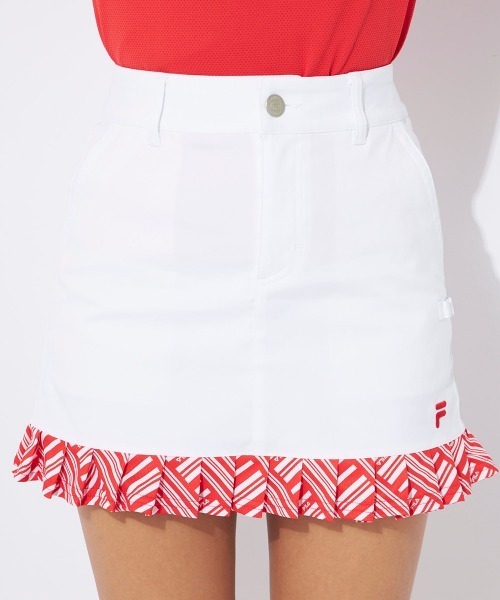FILA GOLF(フィラゴルフ )の「【FILA GOLF:フィラゴルフ】レディーススカート+インナーパンツ 吸水撥水 ゴルフ(スカート・レディース・ブラック/ホワイト/ライトブルー・MEDIUM/LARGE)」の11枚目の写真