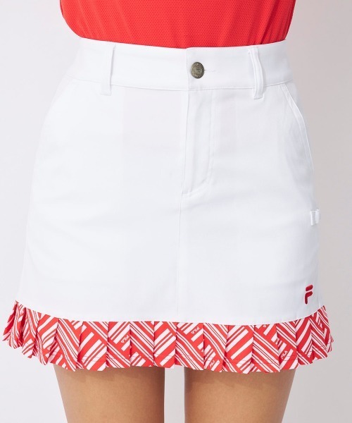 FILA GOLF(フィラゴルフ )の「【FILA GOLF:フィラゴルフ】レディーススカート+インナーパンツ 吸水撥水 ゴルフ(スカート・レディース・ブラック/ホワイト/ライトブルー・MEDIUM/LARGE)」の12枚目の写真