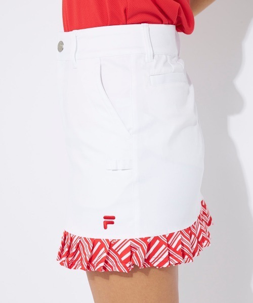 FILA GOLF(フィラゴルフ )の「【FILA GOLF:フィラゴルフ】レディーススカート+インナーパンツ 吸水撥水 ゴルフ(スカート・レディース・ブラック/ホワイト/ライトブルー・MEDIUM/LARGE)」の13枚目の写真