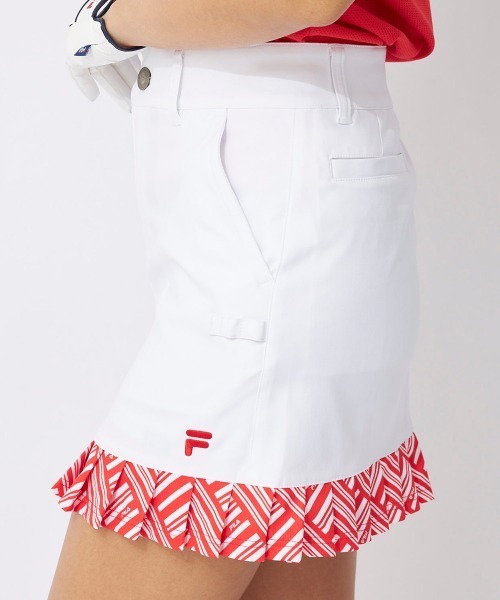 FILA GOLF(フィラゴルフ )の「【FILA GOLF:フィラゴルフ】レディーススカート+インナーパンツ 吸水撥水 ゴルフ(スカート・レディース・ブラック/ホワイト/ライトブルー・MEDIUM/LARGE)」の14枚目の写真