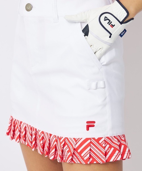 FILA GOLF(フィラゴルフ )の「【FILA GOLF:フィラゴルフ】レディーススカート+インナーパンツ 吸水撥水 ゴルフ(スカート・レディース・ブラック/ホワイト/ライトブルー・MEDIUM/LARGE)」の20枚目の写真