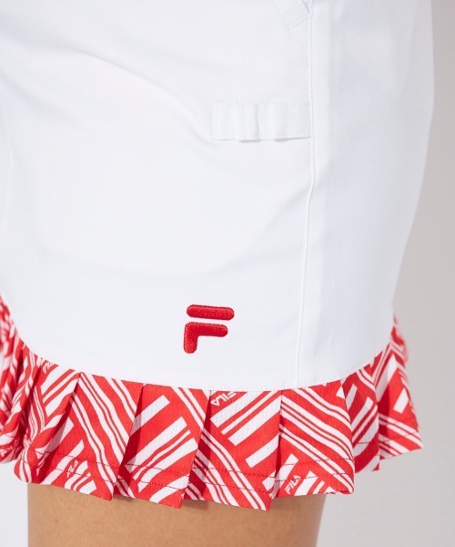 FILA GOLF(フィラゴルフ )の「【FILA GOLF:フィラゴルフ】レディーススカート+インナーパンツ 吸水撥水 ゴルフ(スカート・レディース・ブラック/ホワイト/ライトブルー・MEDIUM/LARGE)」の21枚目の写真