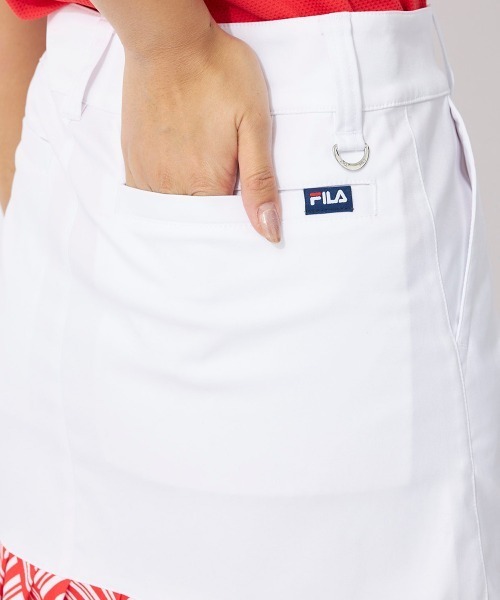 FILA GOLF(フィラゴルフ )の「【FILA GOLF:フィラゴルフ】レディーススカート+インナーパンツ 吸水撥水 ゴルフ(スカート・レディース・ブラック/ホワイト/ライトブルー・MEDIUM/LARGE)」の22枚目の写真
