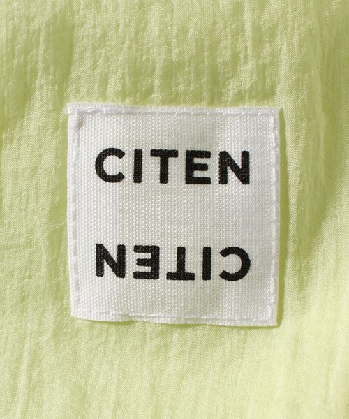CITEN(シテン)の「<CITEN>シアージップブルゾン(ブルゾン・レディース・イエロー/ホワイト・FREE)」の4枚目の写真