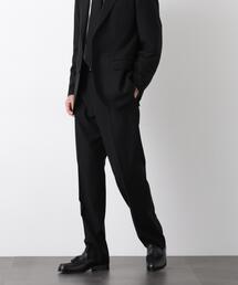 NANO universe | 「Damerino Formal」 ブラックフォーマルオールシーズンパンツ(セットアップ可)(スーツパンツ)