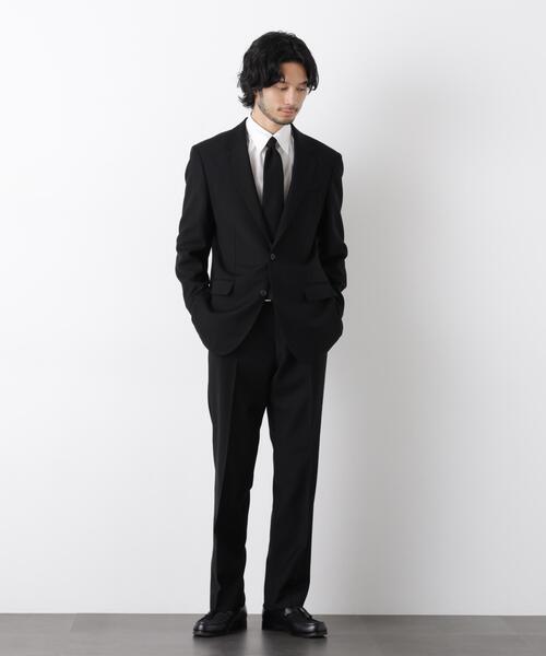 NANO universe(ナノユニバース)の「「Damerino Formal」 ブラックフォーマルオールシーズンパンツ(セットアップ可)(スーツパンツ・メンズ・ブラック・L/XL/S/M)」の5枚目の写真